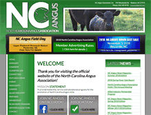 Tablet Screenshot of ncangus.org